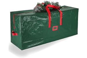 Borsa per Albero di Natale Hillylolly Custodia per Albero di Natale, Borsa Portaoggetti per Albero di Natale impermeabile, Borsa per Cuscini da Giardino per Addobbi Natalizi-138x66x32cm