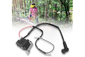 LANTRO JS Bobina di accensione, Bobina Accensione Decespugliatore Universale con Candela, bobina d'accensione per decespugliatore Adatta per GX22 Per Decespugliatore