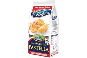 Le Farine Magiche | Farina per Pastella, Mix di Farine Senza Glutine e Senza Lattosio per Fritto Croccante | Confezione da 300 gr