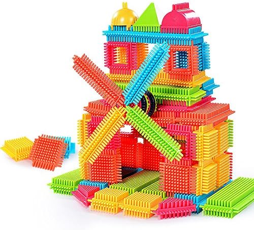Liketo Building Blocks Set Educational Stacking Bath Toys for Toddlers Kids (150PCS)