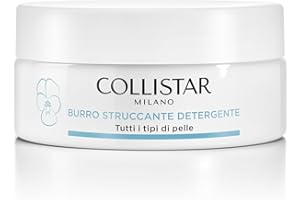Collistar Burro Struccante Detergente, Formulato Senza Acqua, Scioglie Anche il Trucco Waterproof e la Protezione Solare, Texture in Olio sulla Pelle, per Tutti i Tipi di Pelle, 100ml