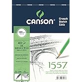 Canson 1557 Painting and Drawing Block 120Gr A5 40Yp Top Spiral Picture Book
