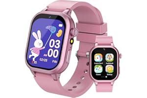 ELEJAFE Smartwatch Bambini, Orologio Smartwatch Bambini con 32 Giochi, Fotocamera, Sveglia, 3 Modalità Sportiva, Contapassi, Audiobook, Torcia, Musica, Orologio Bambino per Ragazza e Ragazzo Regalo