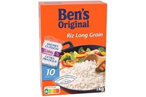 UNCLE BEN'S Bens Original BEN S ORIGINAL Riz Long Grain , 5 sachets cuisson de 200g - Le lot de 5x200g