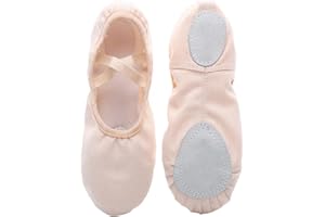 Healifty Zapatos de Baile de Suela Blanda Zapatos Deportivos de Gimnasio de Yoga Talla Libre 44 Tamaño Transpirable para Estudiantes Mujeres Damas Niñas