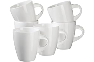 Verso by Mäser, Serie La Musica, Tazza da Caffè, in un Set da 6 Pezzi