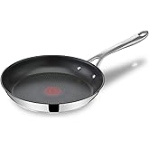 Tefal Jamie Oliver by Cook's Direct On Bratpfanne 24 cm, Antihaft, Induktionstauglich, Backofenfest, Edelstahl, Genieteter Gr
