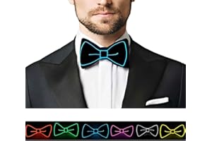 SOUTHSKY Christmas Farfallino LED per Halloween e le Feste, Cosplay Costume, Accessori Festivi (Blu)