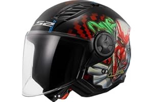 LS2, Casco Moto Jet AIRFLOW II Happy dreams, M