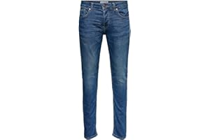 ONLY & SONS Onsloom Dark Blue Sweat Pk 3631 Noos Jeansy slim Mężczyźni