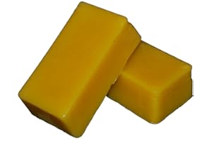 HANDMADE Cera de Abeja Natural Pura - 100% Producida en España, directamente del apicultor - Ideal para Cosmética, Velas, Cremas, Jabones y cuidado de Madera y Cuero (130g)