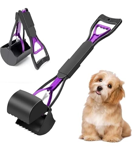 TIMINGILA Hundekotschaufel – 2 Stück, 84 Cm Lang, Faltbar & Rückenschonend, Für Einfache Kotentfernung Im Garten
