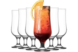 TRESV Copas de Cristal de 390 cc y 460 cc, Copas de Cocktail de Cristal, Aptas para Lavavajillas (385cc)