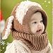 Malloom® 1PC Winter Baby Kids Girls Boys Warm Woolen Coif Hood Scarf Caps Hats (Khaki)
