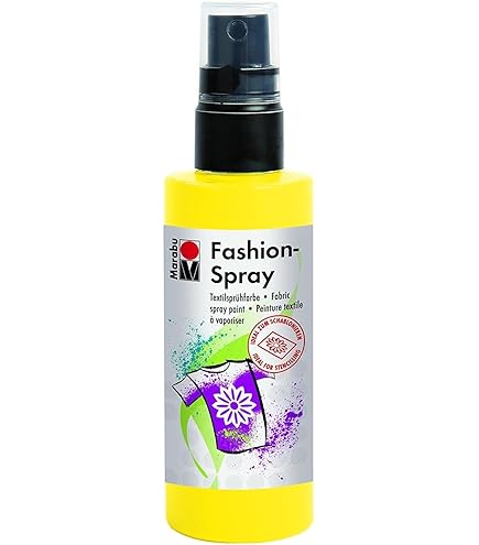 Vernice Per Stoffa Marabu Spray - Nero, 100 Ml, Per Personalizzazione Tessuti - Foto 7