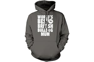 HOTSCAMP World's Best British Bulldog Mum - Unisex Hoodie