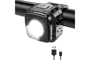 ‎ANTIMI Antimi Fahrradlicht vorne,IPX5 Fahrrad Frontlicht StVZO-zugelassen Ahead Led Fahrrad licht fahrradlampe wasserdicht USB Typ C