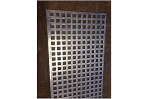 SCHLÖGEL GMBH Barre di Finestra Di Zincato Acciaio Lamiera Forata 2mm Qg10-15 (400x600mm)