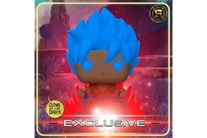 FUNKO Pop! Dragon Ball Super - SSGSS Goku (Kaio-Ken Times Twenty) Glow in The Dark Special Edition