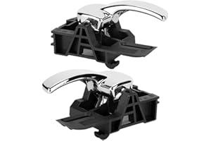BYUP Roberee Maniglie Qashqai, Maniglia per Porta Interna Cromata da 2 pezzi Parti di Ricambio Sinistra e Destra per Nissan Qashqai 80671-JD00E MK1/J10/JJ10 2007-2013
