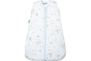 MOLIS & CO molis&co - Sacco Nanna 1 TOG - Sacco nanna primaverile e autunno - Sacco Nanna per Neonato da 0-6 mesi - 100% Cotone (Certificato Oeko-Tex) - Leggermente Imbotito, Senza Maniche - Poppy