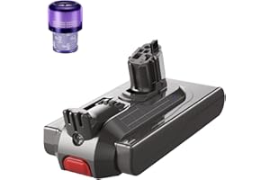 MVMOD Batteria a Scatto V11 SV15 di Ricambio per Dyson, 25,2V 3900mAh Batteria di Ricambio V11 per Dyson 970425-01, V11 Torque Drive, Aspirapolvere V11 Absolute (Non per Aspirapolvere CON Batteria a Vite)