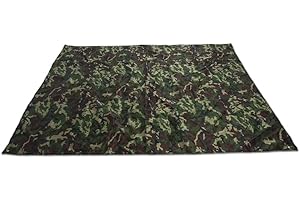 Nikou Camping Tarp, Camouflage Hammock Rain Fly Tent Tarp Waterproof Camping Shelter Tent Tarp Portable Lightweight Rainproof Mat for Outdoor Picnic Camping Travel (Size : 3 * 2.9M)