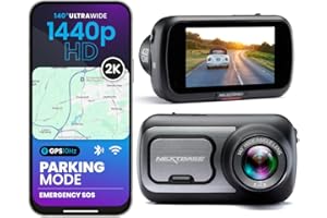 Nextbase 422GW Dash Cam – 2K 1440p, 140° Wide Angle Front Camera – Wi-Fi, 10Hz GPS, Bluetooth – Parking Mode, Voice Control, Night Vision, Polarising Filter Compatible