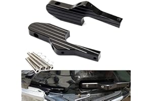 MOQIAOSEIKO Reposapiés de extensión compatibles con Vespa GT GTS GTV 60 125 150 200 250 300 300ie Reposapiés de pasajero