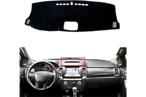 JIERS Für Ford Ranger 2015-2021, Auto Armaturenbrett Abdeckung Teppich Teppich Pad Teppich Dashmat Sun Shade