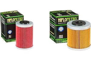 UK-MOTORS HIFLO Satz Ölfilter passend für KTM 690 Duke und Duke R ab 2012 HF155 + HF 651