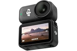 DJI Osmo Nano Standard Combo - 4K/60fps kleine Mini-Cam mit 1/1,3″ Sensor, 143° Weitwinkel-Video, 200 min Akku, überall anbringbar, wasserdicht POV-Kamera für Sport, Vlog, Fahrrad (128 GB)