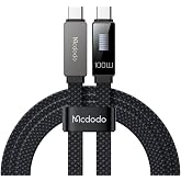Mcdodo Ca-4470 100W Type-C To Type-C Hızlı Şarj Ve Data Aktarim Kablosu 1.2M, Siyah