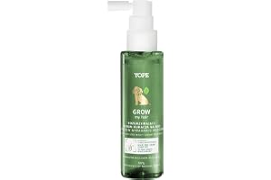 YOPE – Grow my hair serum mot håravfall för natten – stärker hårsäckarna regenererar hårbotten främjar hårtillväxt naturlig vegansk formel dermatologiskt testad – 110 ml