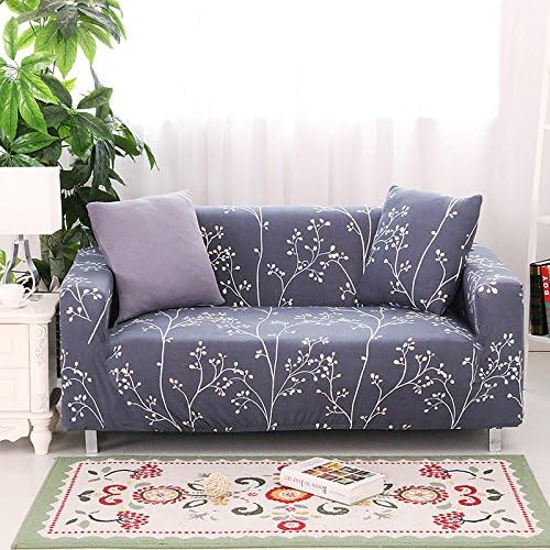 YUTIANPRO Sofa Covers 3 Seater Couch Floral Prin Slipcover Elastic Fabric Settee Protector
