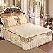 Produktbild Cotton lace bett rock single piece/matratze-bett-rock mit warmem und dicker schutzhülle/skin bett rock-D 200x220cm(79x87inch)
