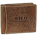 Produktbild Geldbörse Geldtasche Börse Scheintasche Geldbeutel braun WILD THINGS ONLY!!! Fettleder! 2346