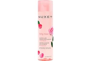 Nuxe Very Rose 3-in-1 Micellar Cleansing Water, Soothing Facial Cleanser and Makeup Remover, with Rose Extract for Face & Eyes, 200ml