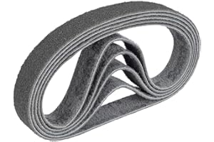 INDIAN STORE 24 3M Scotch Brite Schleifband Vliesband Rohrbandschleifer Schleifmaschine SC-BL 40x760mm, 5 Stück, Körnungsbereich (Grade: Super_fine, Color: Green, Korn:800)