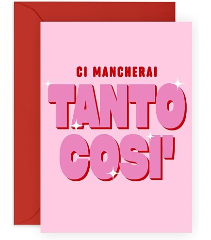 Biglietto D'Auguri Grande Per Collega In Partenza - 'Buona Fortuna Per Trovare Colleghi Migliori Di Noi' - Formato Certificato 28x42 Cm