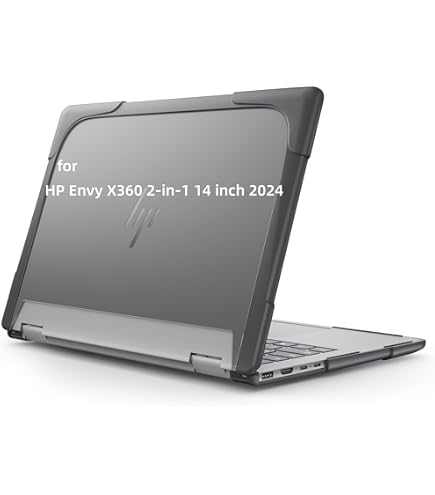 MCover Black Hard Case Cover Compatible With HP Envy X360 14-ES0000