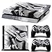 Produktbild Ps4 Playstation 4 Console Skin Aufkleber Decal Sticker Star Wars StormTrooper + 2 Controller Aufkleber Set