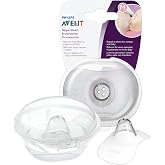 Philips Avent Nipple Shields to Support Breastfeeding, Easy Latch-On and Protects Sore, Cracked Nipples, Pack of 2, Medium (2