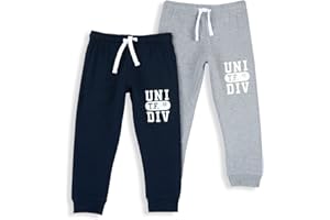 Chicco Set Pantaloni Lunghi in Felpa Pesante (Pacco da 2) Bambini e Ragazzi