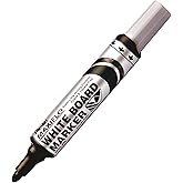 Pentel MWL5 M kolay kuruyan tahta ile Marker Maxiflo termos yuvarlak u&ccedil;lu, 2.5 mm, 1 adet