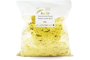 Nutritional Yeast Flakes (with B12) 500g (BWFO)