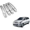SDR Car Chrome Plated Door Handle Latch Cover for Toyota Innova Old (Set of 4)