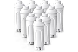 GLACIER FRESH 10x Filtro Addolcitore Acqua Ricambio per Macchine da Caffè Automatiche De'Longhi® DLSC002, Compatibile con Serie ECAM, ESAM, ETAM – Facile da Installare