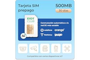 EIOTCLUB Tarjeta SIM 5G prepagada para cámara LTE, cámara fotos, 4G router, compatible con Vodafone, Wind, Iliad y Windtre. Tarjeta solo datos sin contrato, sin registro.