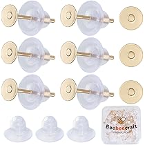 Beebeecraft 100 Pièce De 2 Couleurs De Boucles D'Oreilles à